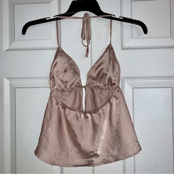 Satin Babydoll Tank - Picture 2 of 3
